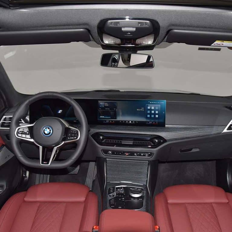 2025 BMW i3 electric sedan interior dashboard