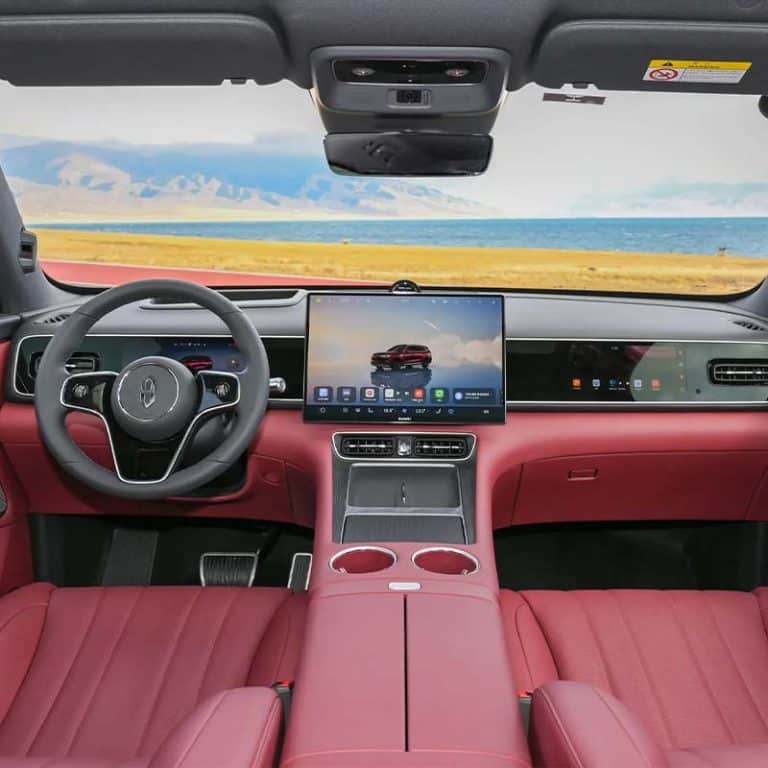 2026 Aito M7 electric/extended-range mid-to-large SUV interior dashboard