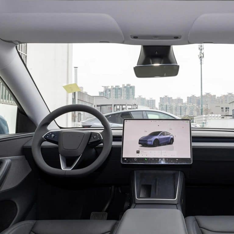 2025 Tesla model Y pure electric mid-size suv interior dashboard