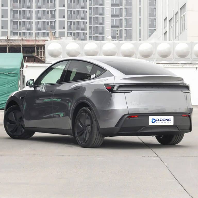 2025 Tesla model Y pure electric mid-size suv left rear