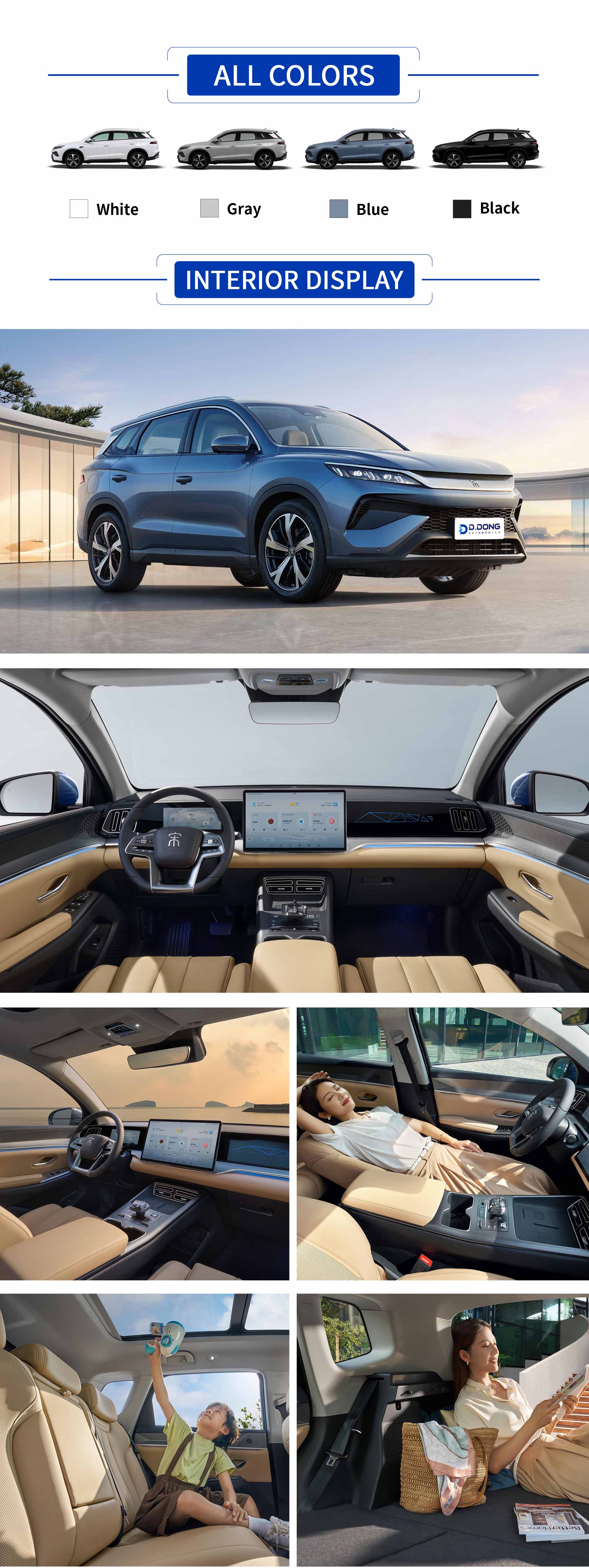 2025 BYD Song Pro DM-i  Plug-in hybrid compact SUV highlights: color, interior, exterior