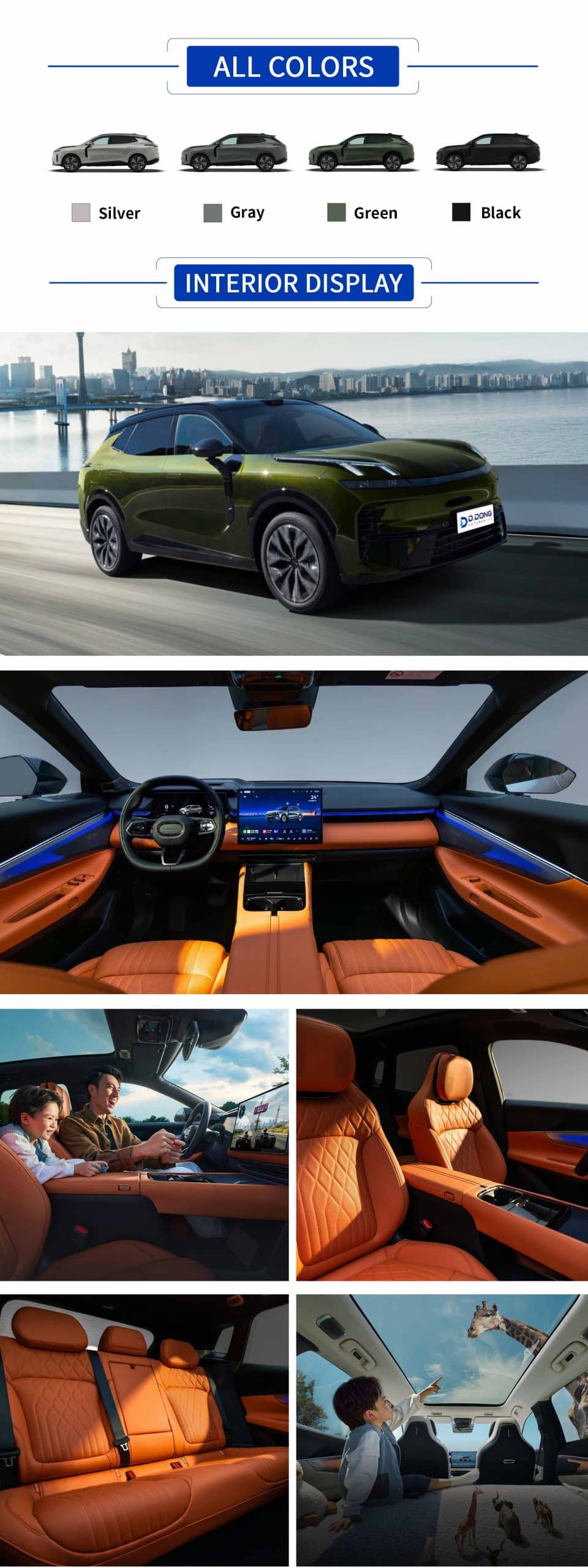 2026 Lynk&Co 08 plug-in hybrid mid-size SUV highlights: color, interior, exterior