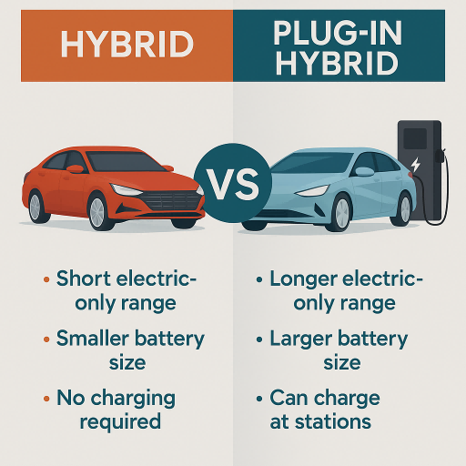 Hybrid vs Plug-in Hybrid
