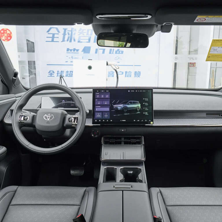 GAC Toyota BZ3X electric SUV interior dashboard