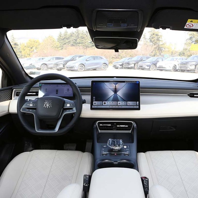 2025 BYD Qin Plus EV pure electric hatchback interior dashboard