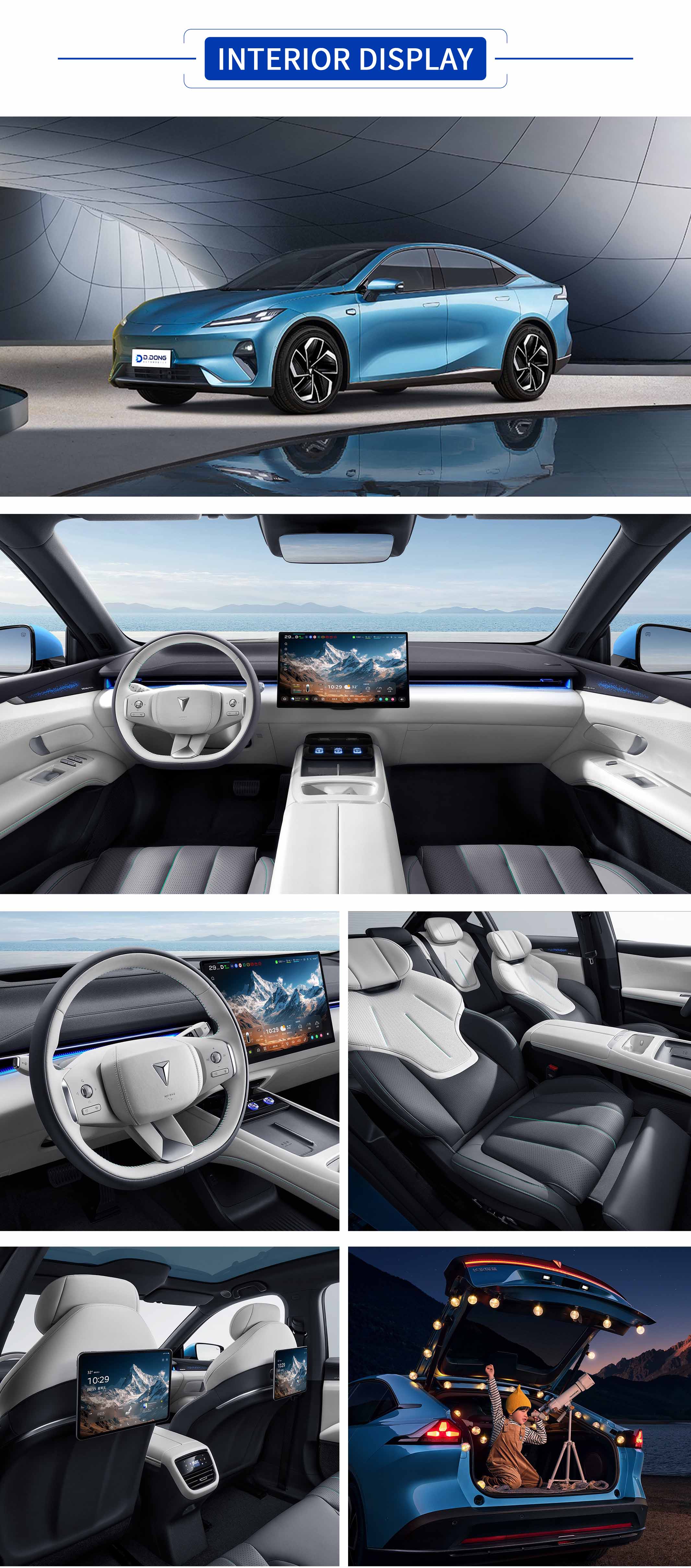 2026 Deepal L07 range-extended hatchback highlights: color, interior, exterior