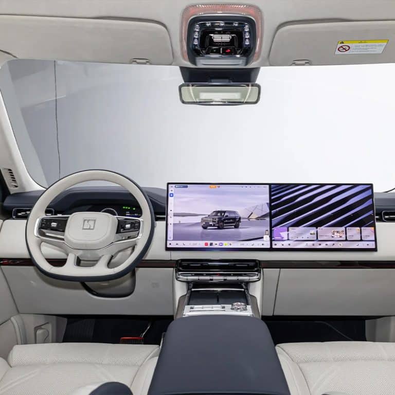 2025 Zeekr 9X plug-in hybrid SUV interior dashboard