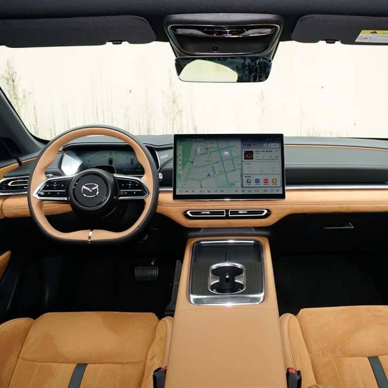2026 Mazda EZ-6 electric/extended-range hatchback interior dashboard