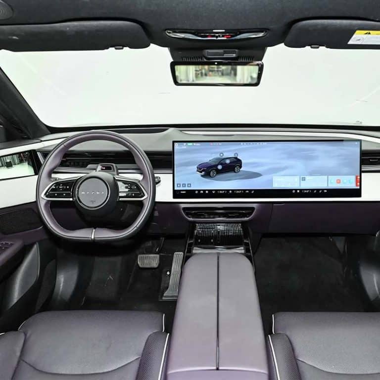 2025 Mazda EZ60 electric/extended-range mid-size SUV interior dashboard