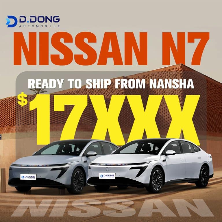 2025 Nissan N7 electric Mid-to-large sedan ready to ship from Nansha，Price $17XXX