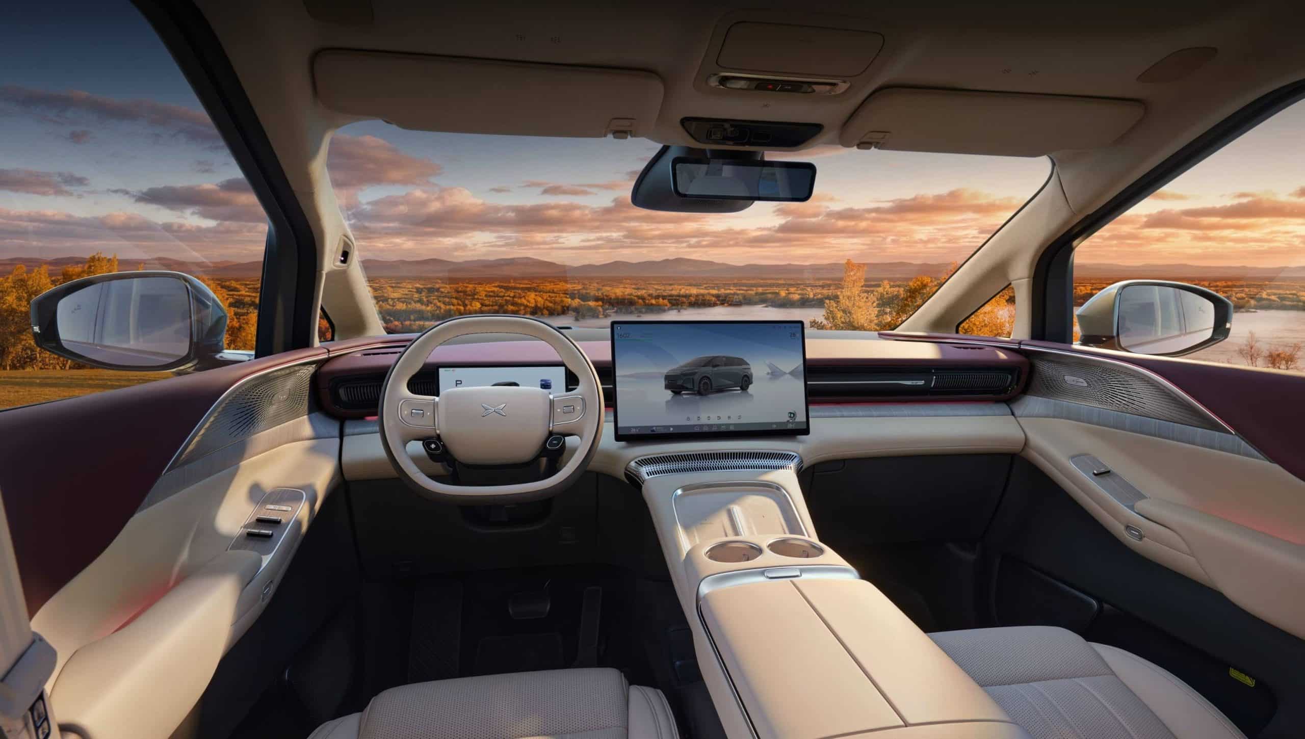 All new Xpeng X9 Interior: A “Starship First-Class Lounge”