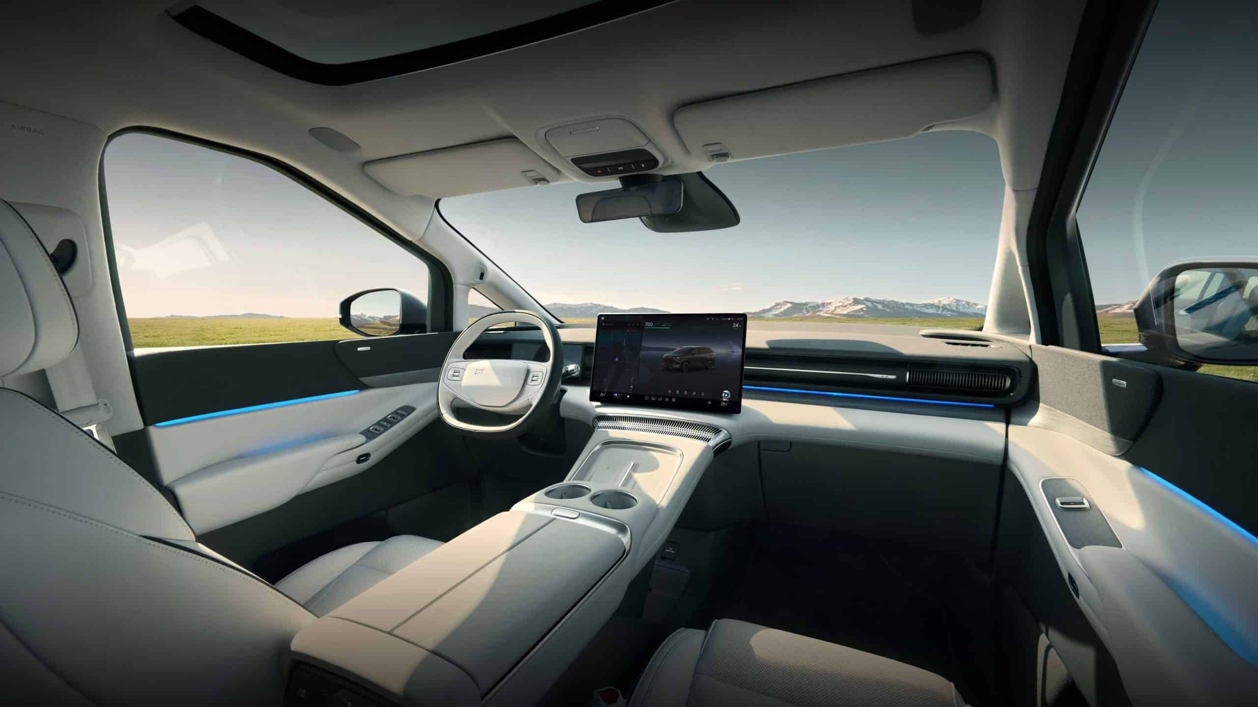 All new Xpeng X9 Interior: A “Starship First-Class Lounge”