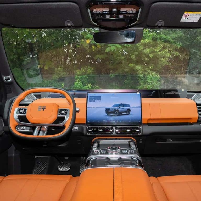 2025 Jetour Zongheng G700 Plug-in hybrid Mid-to-large SUV interior dashboard