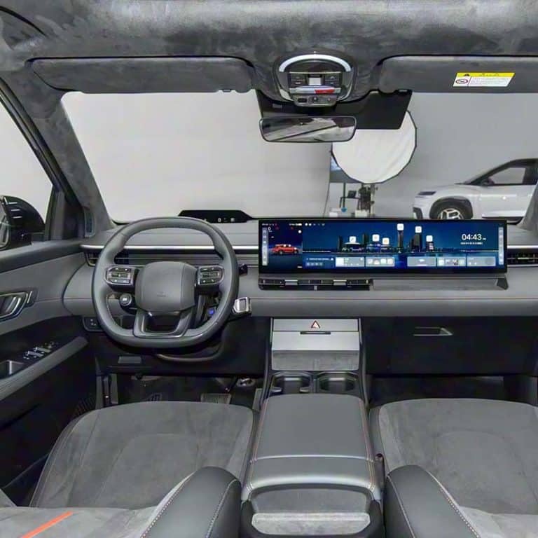 2025 Hyundai EO (ELEXIO) electric compact SUV interior dashboard
