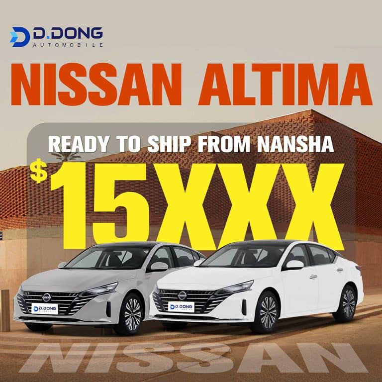 2025 Nissan Altima gasoline Mid-size sedan ready to ship from Nansha，Price $15XXX