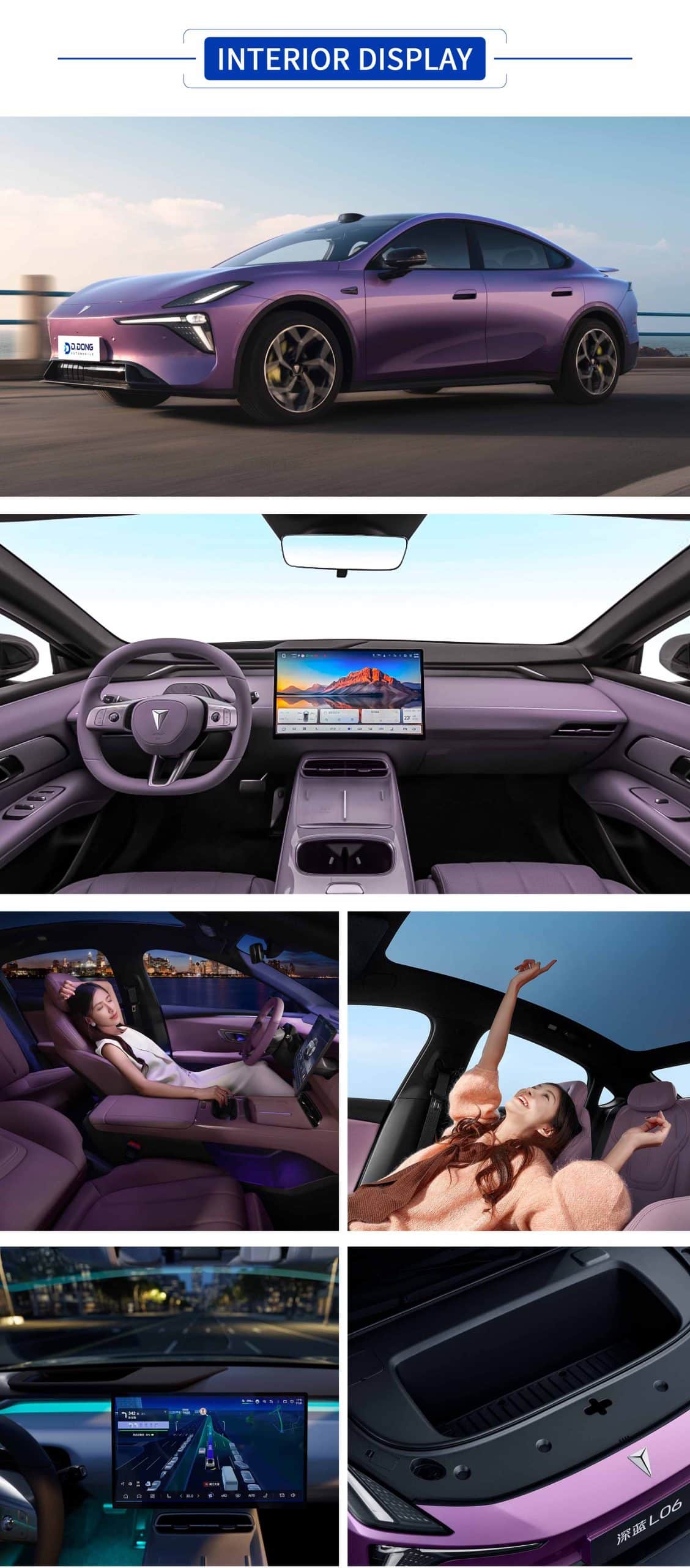 2026 Deepal L06 electric mid-size sedan highlights: color, interior, exterior