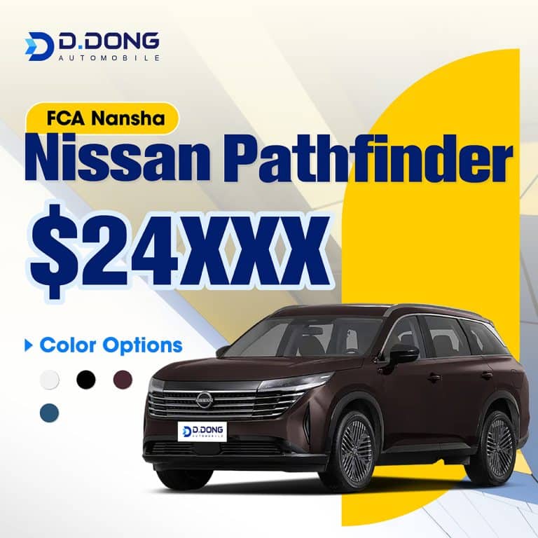 2024 Nissan Pathfinder gasoline Mid-to-large SUV ready to ship from Nansha, Price $24XXX